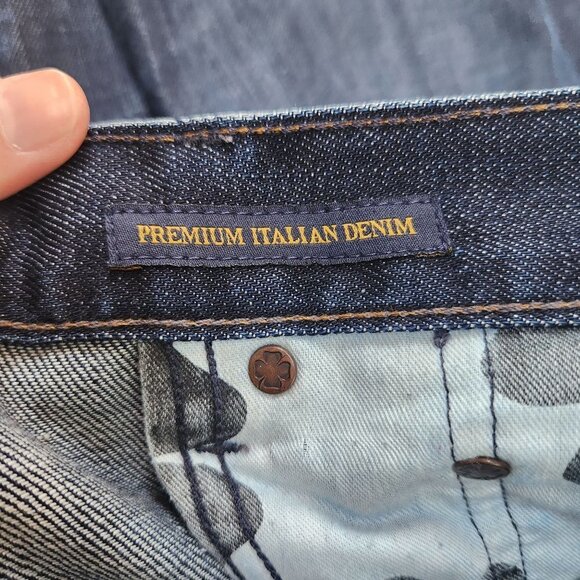 Lucky Brand Dean Dark Wash Straight Leg Denim Jeans Men's 36 x 32 - Picture 9 of 11